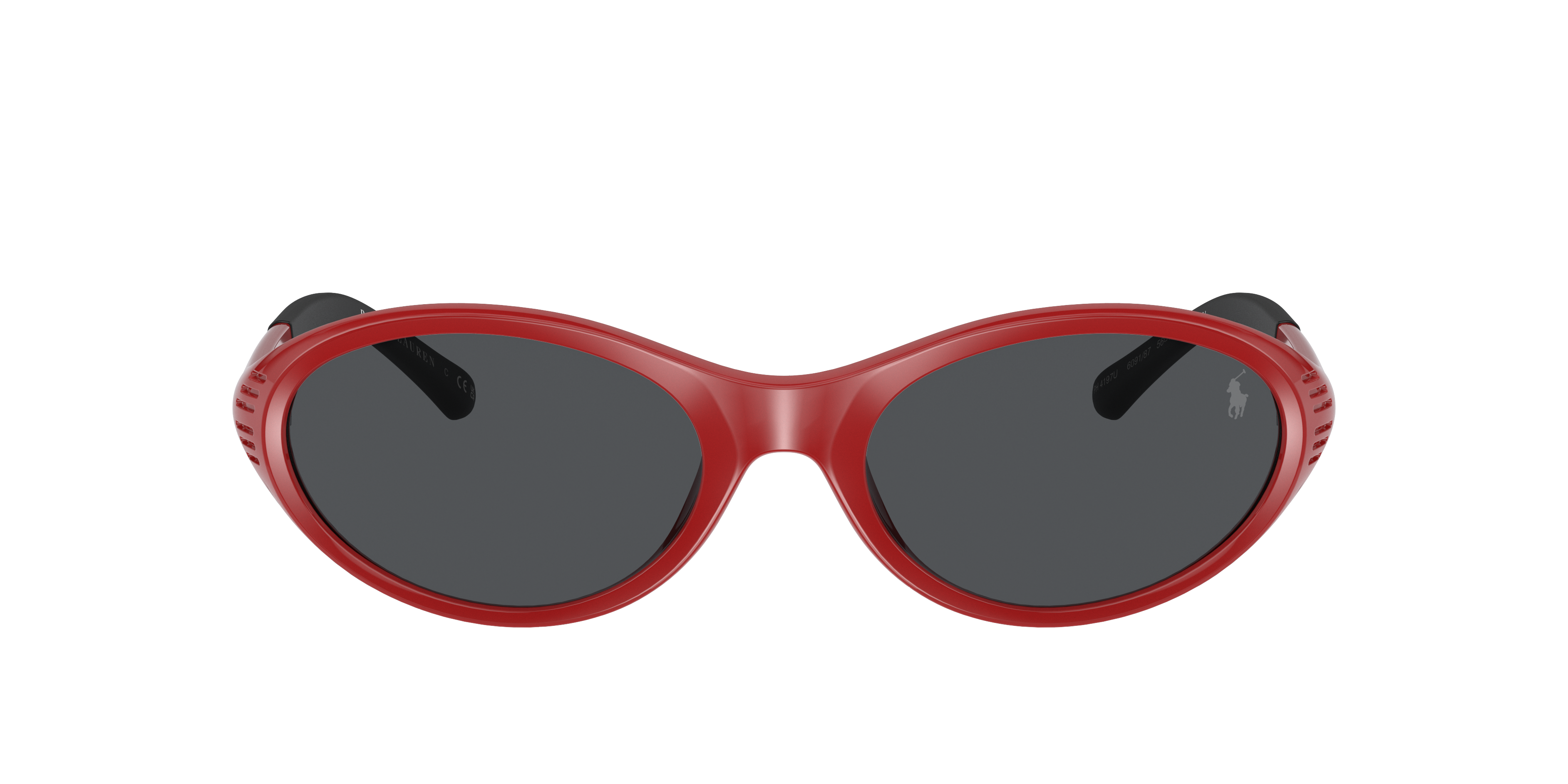 Polo Ralph Lauren PH4197U M (56 - 19) with Grey lenses and Red