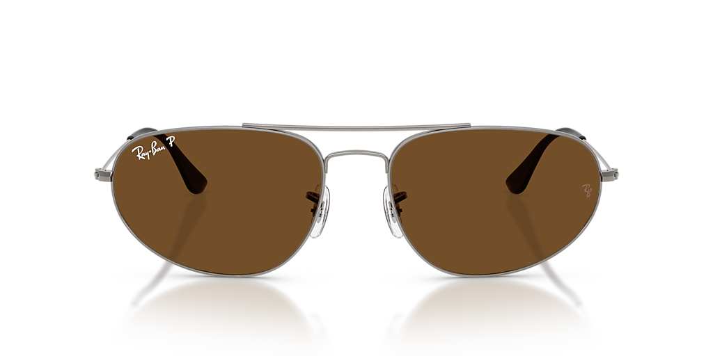 Ray-Ban Explorer IV XXL (60 - 18) with Brown lenses and Grey frame