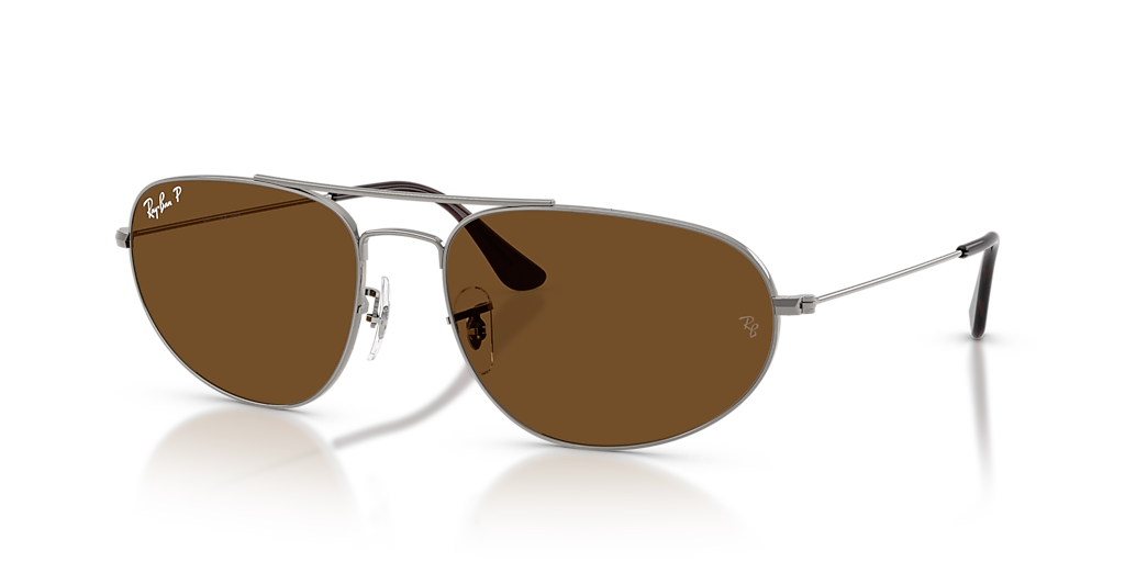 Ray-Ban Explorer IV XXL (60 - 18) with Brown lenses and Grey frame