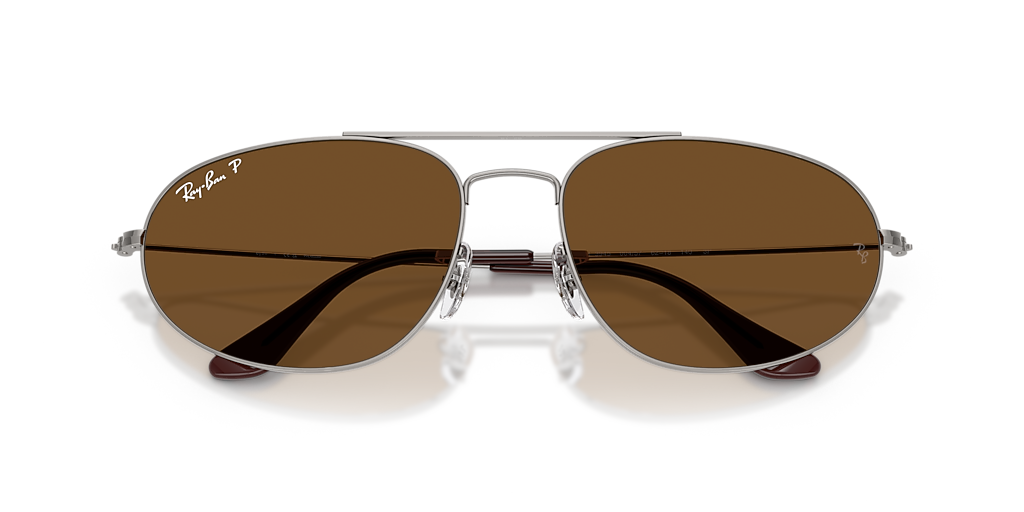 maa Ray-Ban Explorer IV XXL (62 - 18) with Brown lenses and Grey frame