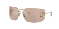 Miu Miu MU 54YS L (80 - 14) with Violet lenses and Gold  display picture 3
