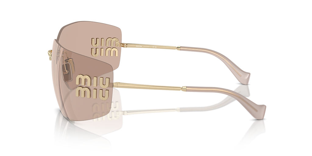 Miu Miu MU 54YS L (80 - 14) with Pink lenses and Gold frame