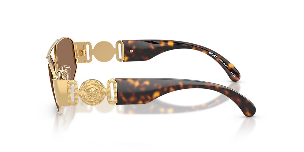 Versace サングラス Versace VE2287 L (58 - 14) with Brown lenses and Gold frame