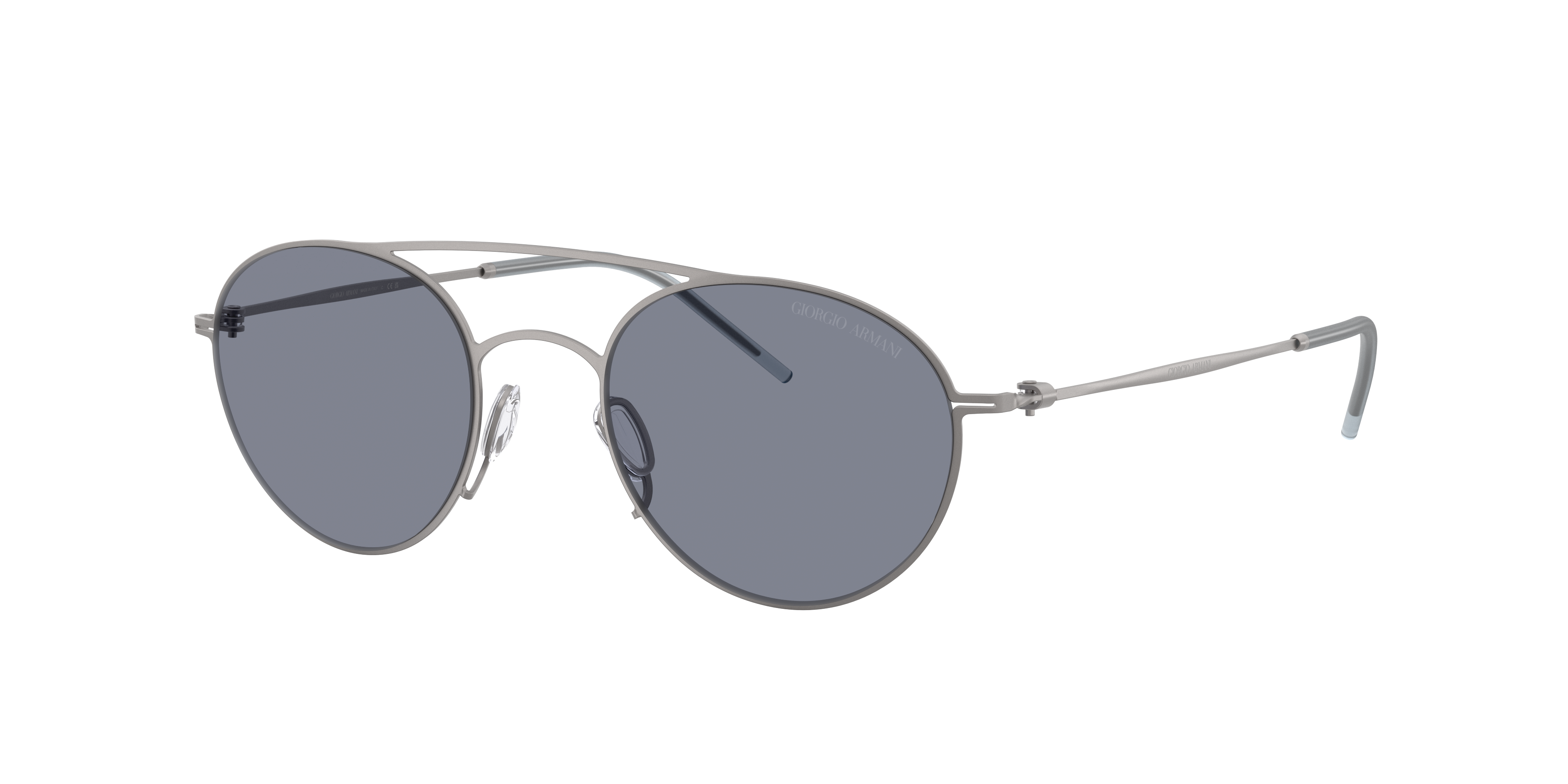 Giorgio Armani Man Sunglass AR6169 -  Frame color: Matte Gunmetal, Lens color: Blue