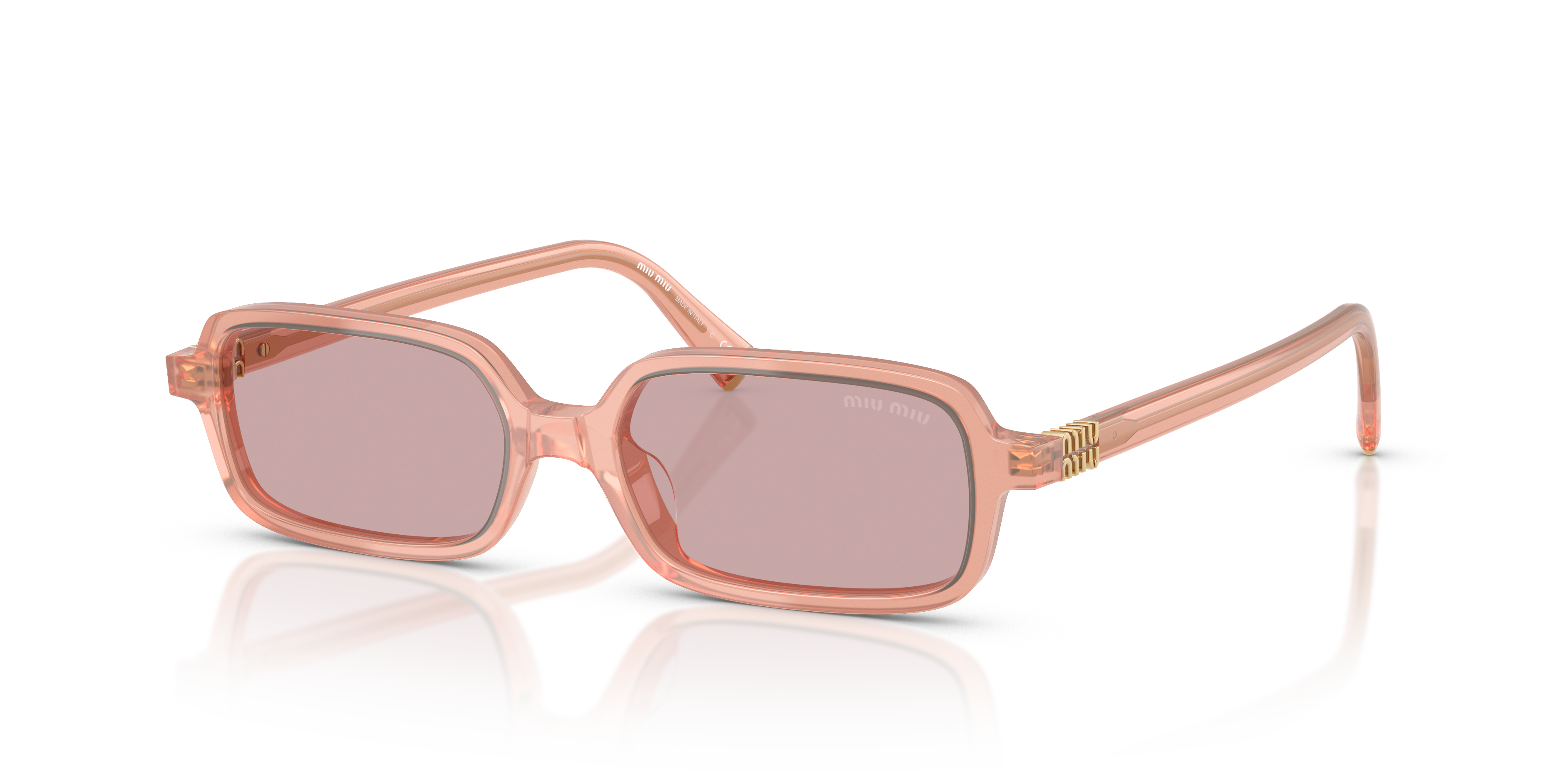 Miu Miu MU 11ZS S (51 - 16) with Pink lenses and Pink frame