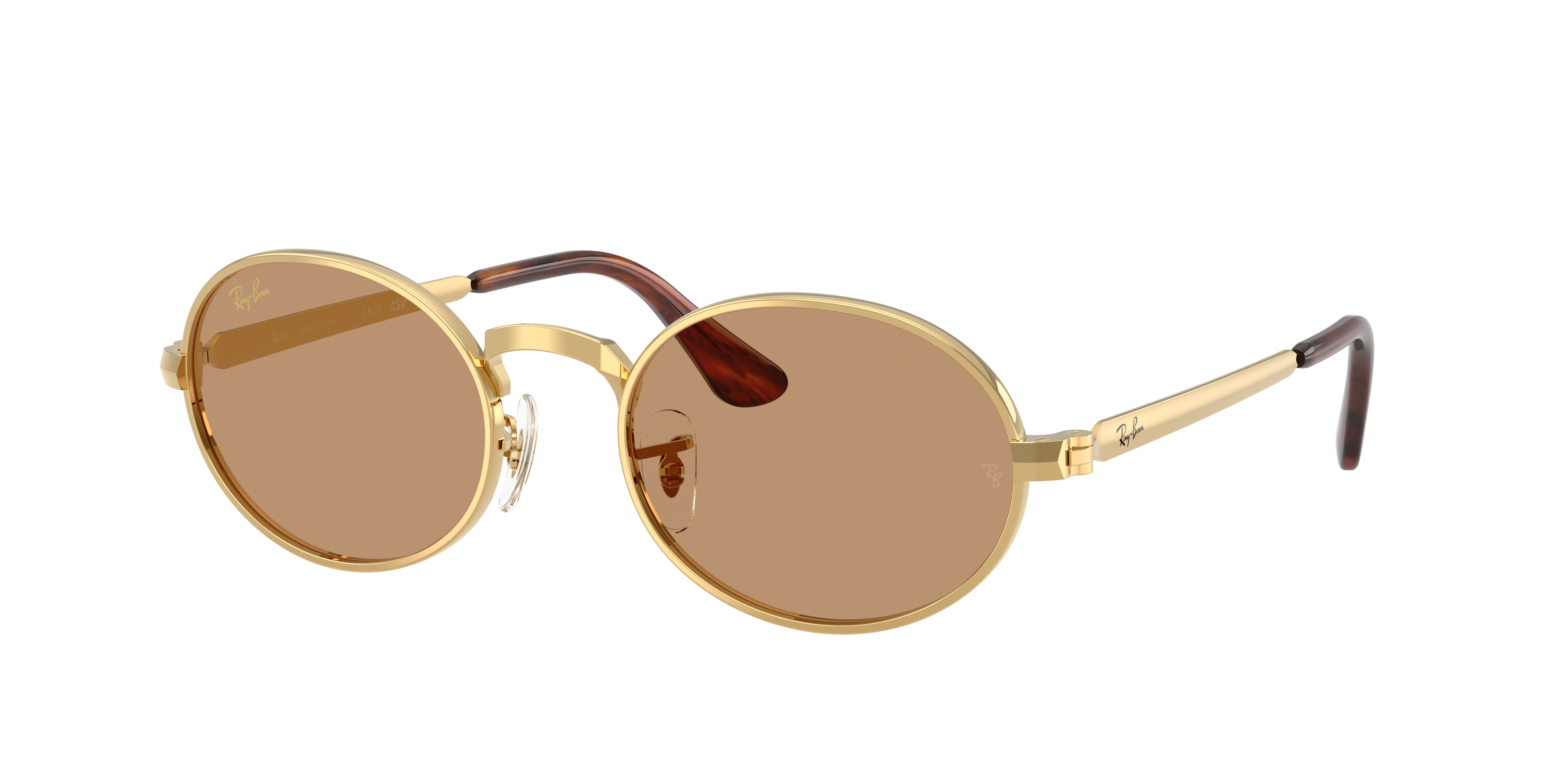 Ray-Ban Unisex Sunglass RB3931 By A$AP Rocky -  Frame color: Arista Gold, Lens color: Brown