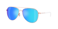 Michael Kors Hvar L (59 - 14) with Blue lenses and Pink  display picture 1