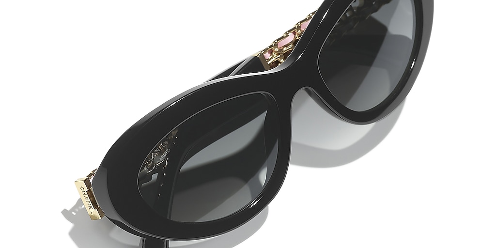 Chanel Cat Eye Sunglasses CH5538Q M (54 - 18) with Grey