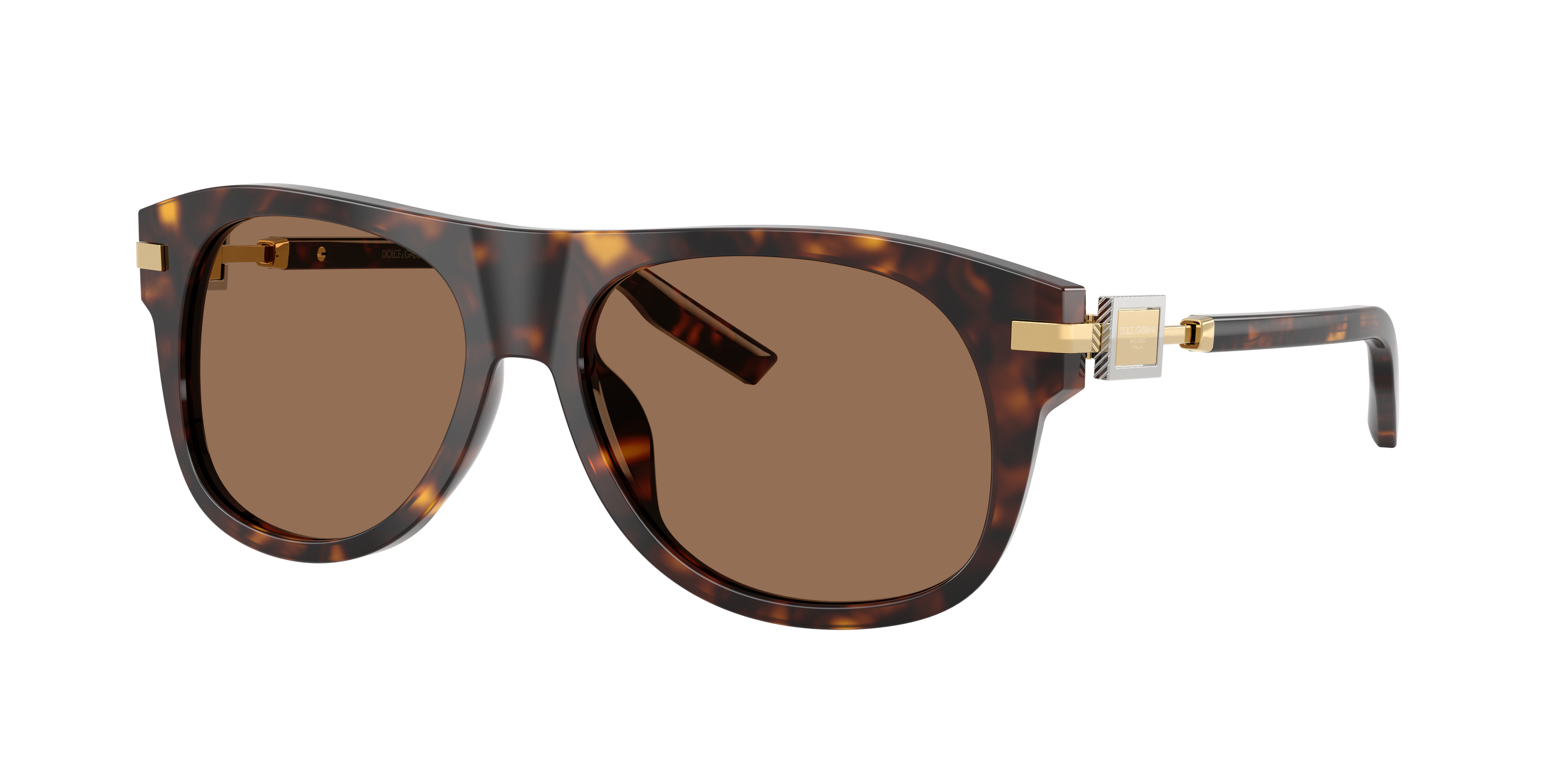 Dolce&Gabbana Man Sunglass DG4546 -  Frame color: Havana, Lens color: Dark Brown