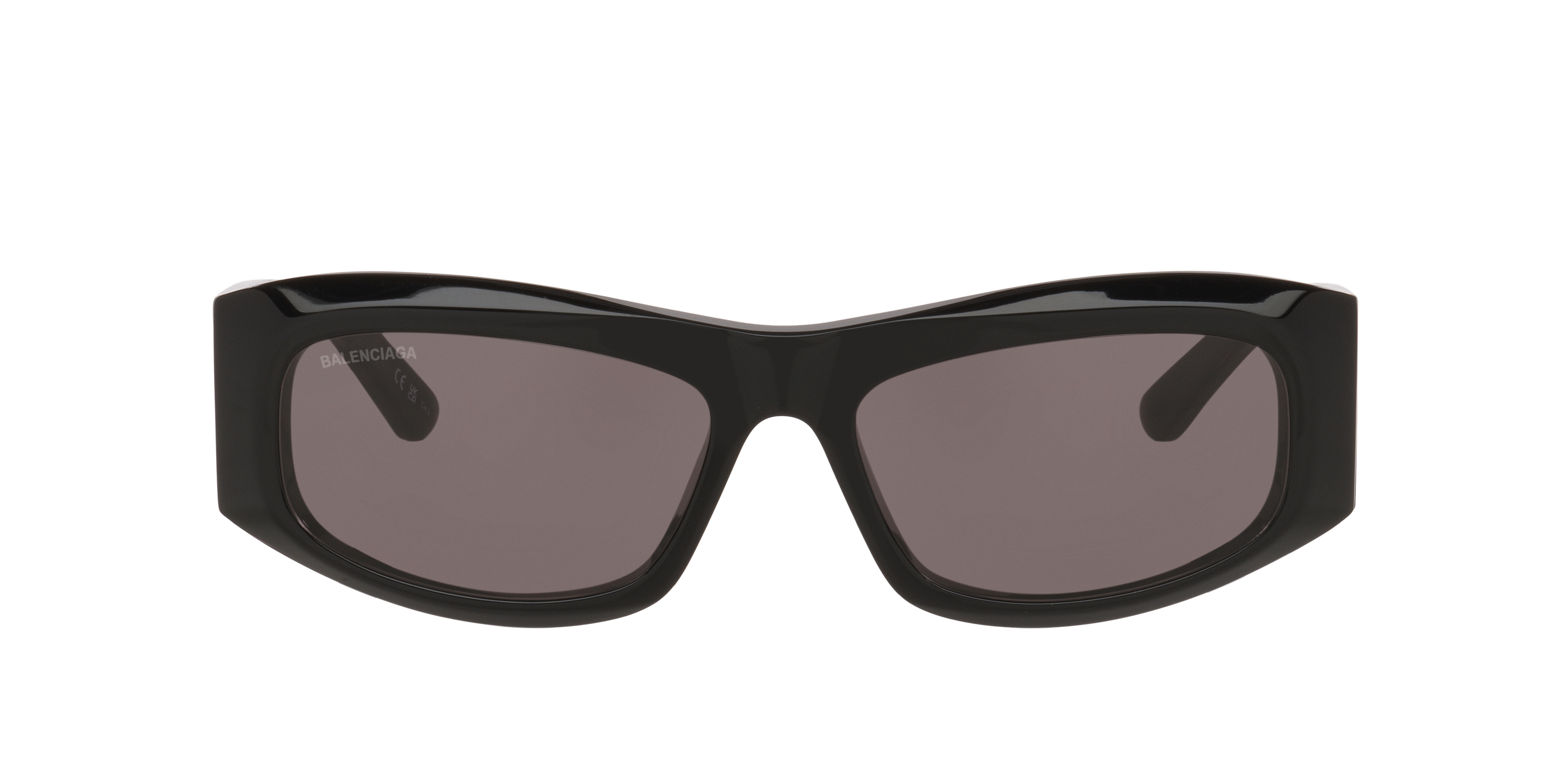 BALENCIAGA バレンシアガ サングラス スクエア BB0395S Balenciaga BB0395S XXL (60 - 18) with Grey lenses and Black