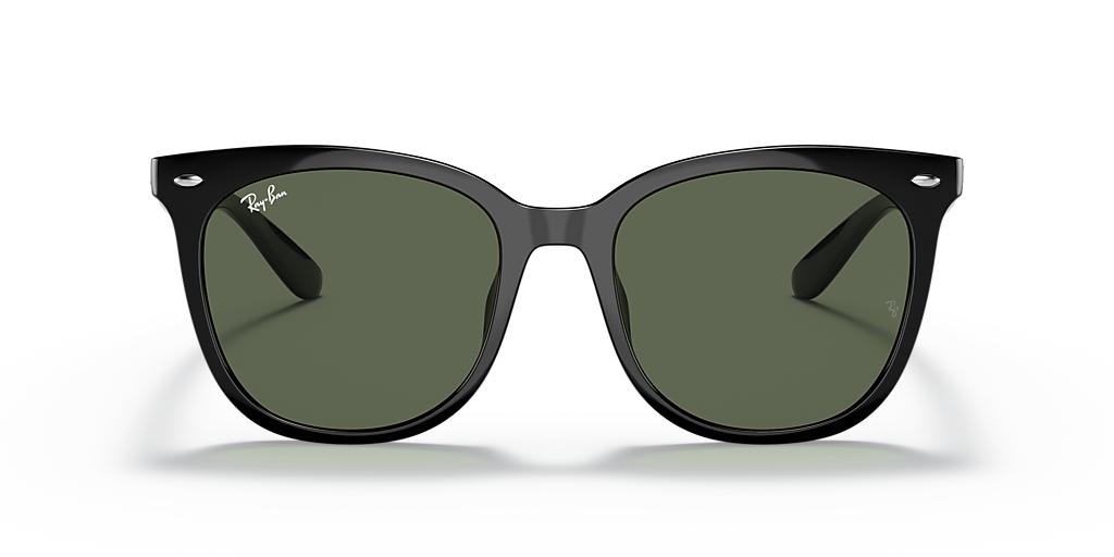 Ray-Ban RB4379D L (55 - 19) with Green lenses and Black  display picture 1