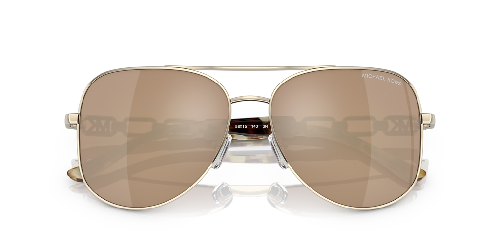 Michael Kors MK1121 Chianti L (58 - 15) with Gold lenses and Gold