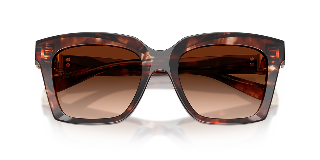 Dolce&Gabbana DG4498 M (55 - 20) with Brown lenses and Red frame