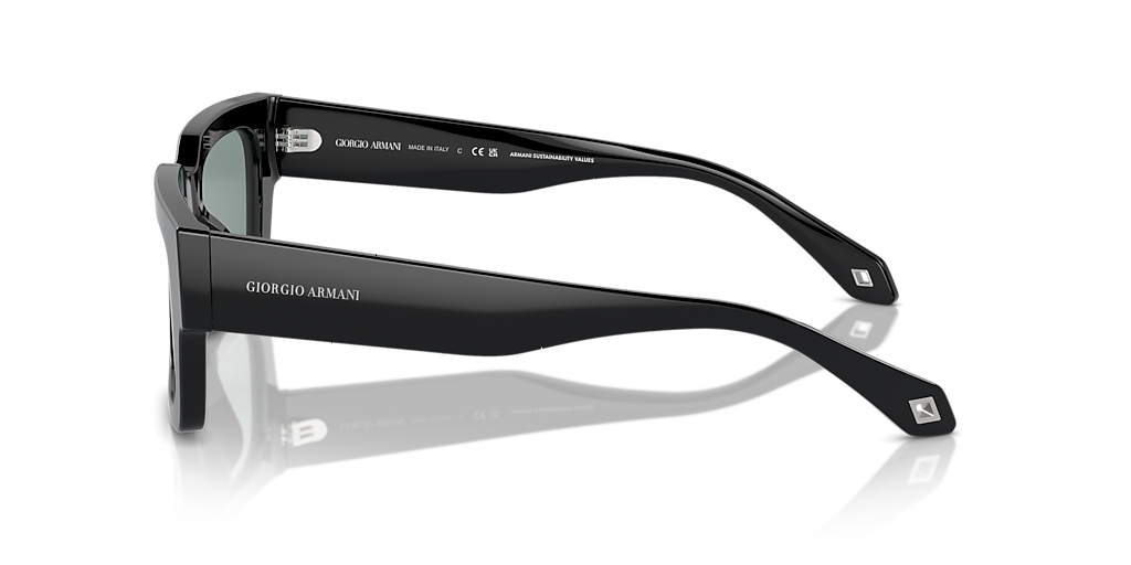 Giorgio Armani AR8184U XL (52 - 22) with Blue lenses and Black