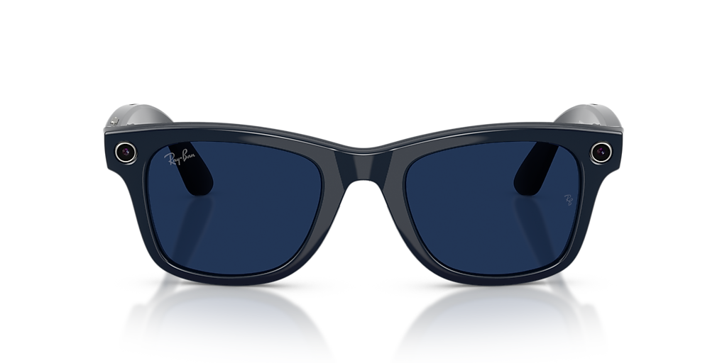RW4012 Ray-Ban Meta Wayfarer Black - Unisex Sunglasses, Graphite Lens