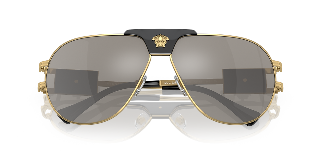 Versace VE2252 XXL (63 - 12) with Silver lenses and Gold frame