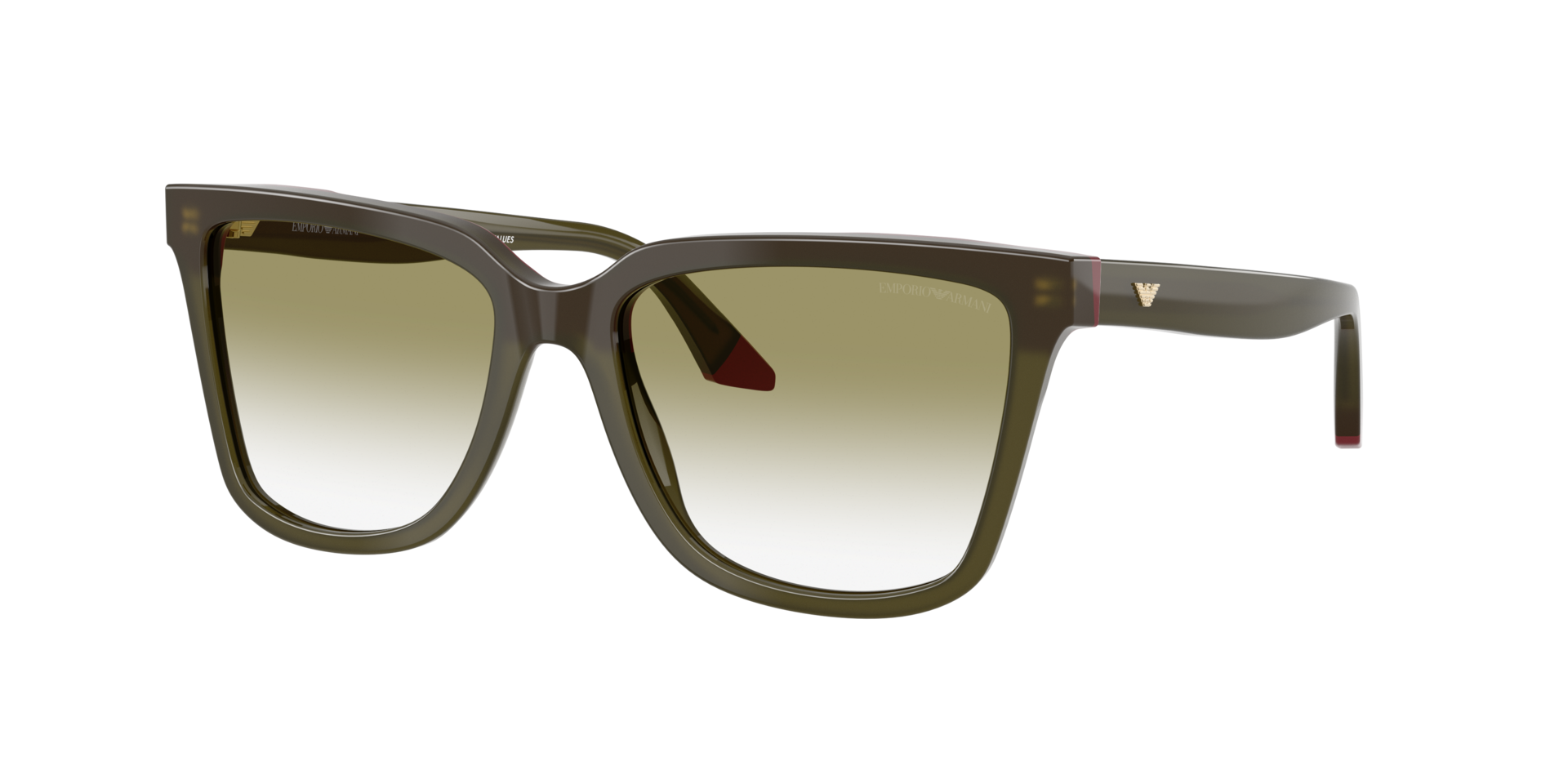 Emporio Armani Woman Sunglass EA4261 -  Frame color: Opal Green/Bordeaux, Lens color: Clear Gradient Green