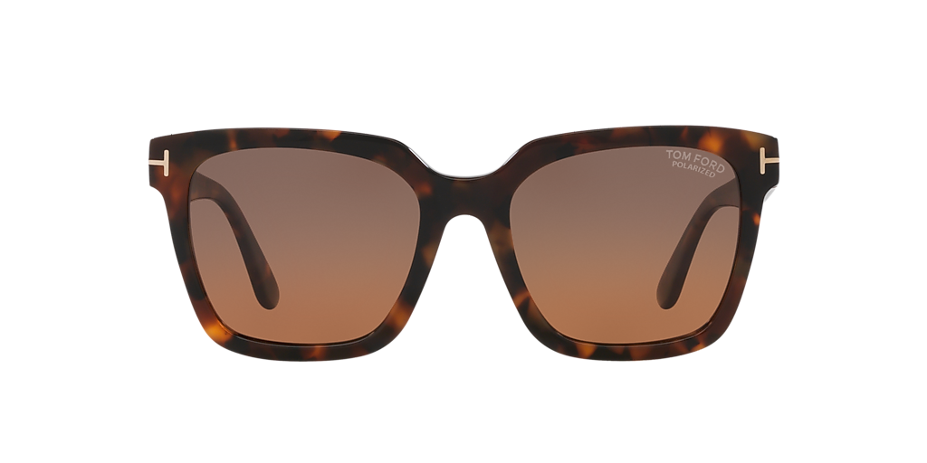 TOM FORD Selby Havana - Women Luxury Sunglasses, Brown Lens