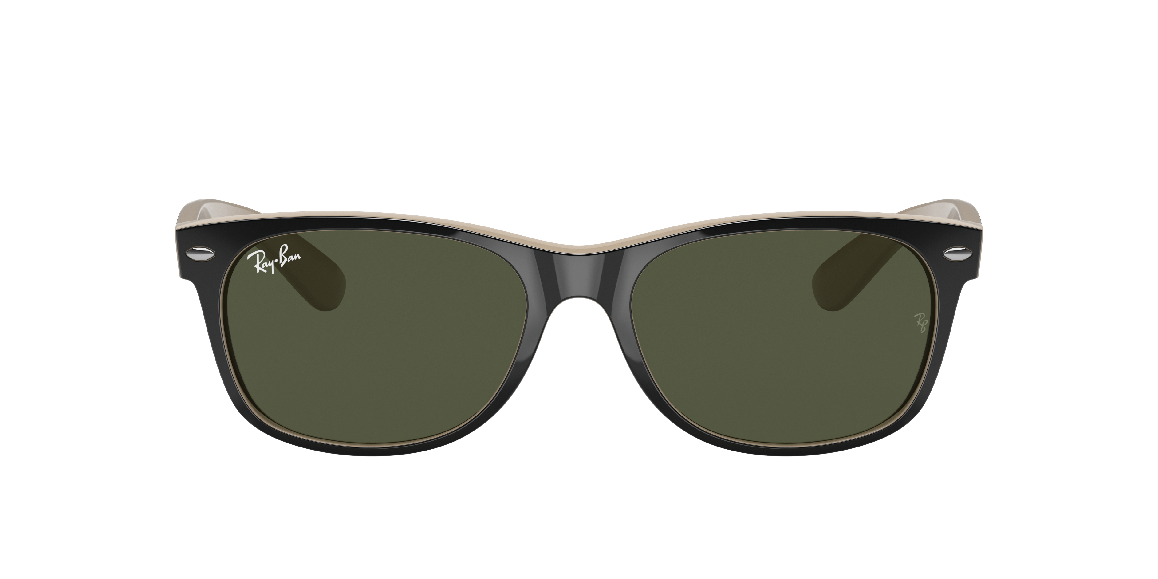 Ray-Ban New Wayfarer Color Mix M (55 - 18) with Green lenses and