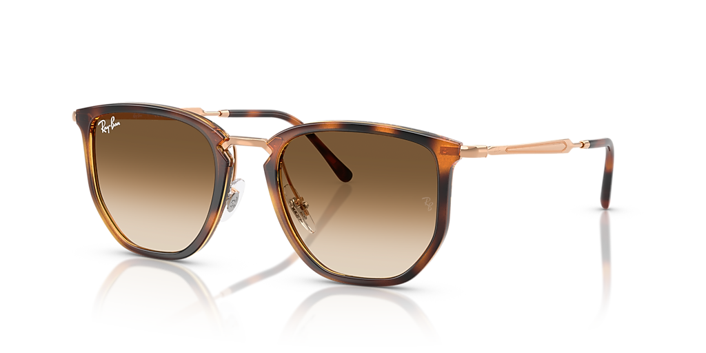 Ray-Ban RB4451 XXL (53 - 20) with Brown lenses and Orange frame