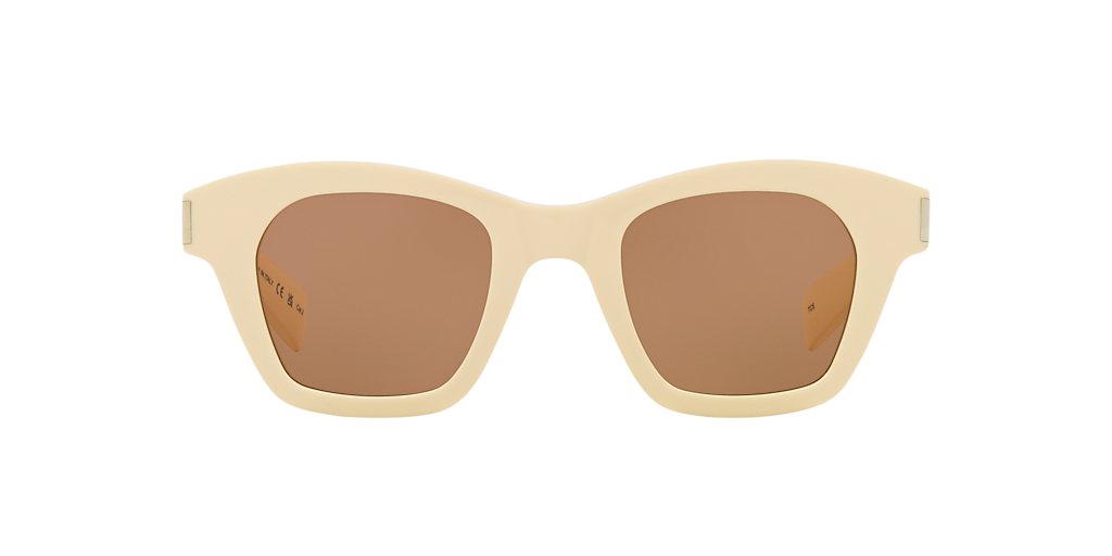 Saint Laurent SL 592 XXS (47 - 23) with Brown lenses and
