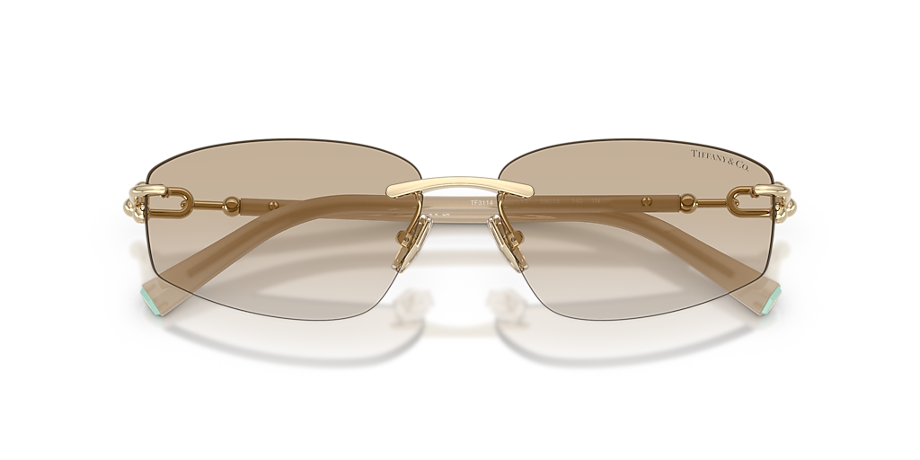 Tiffany & Co. TF3114 L (59 - 15) with Grey lenses and Gold frame