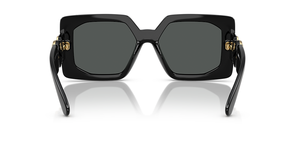 VERSACE VE4478U Black - Women Luxury Sunglasses, Dark Grey Lens
