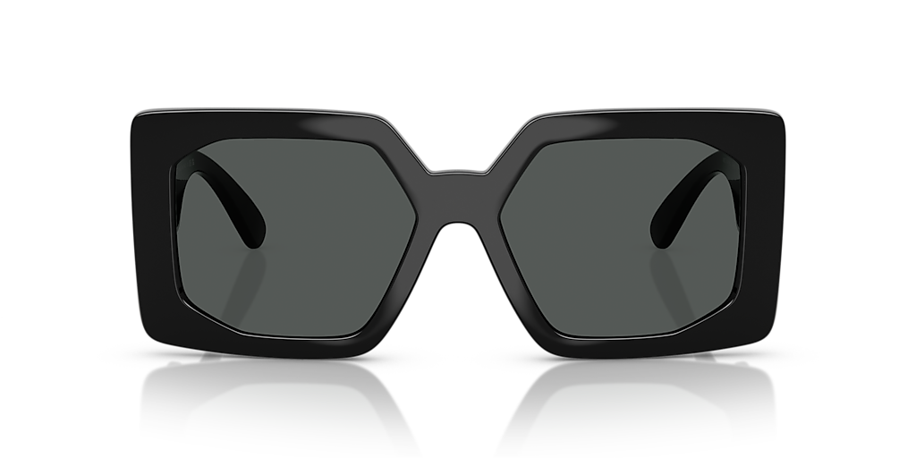 VERSACE VE4478U Black - Women Luxury Sunglasses, Dark Grey Lens
