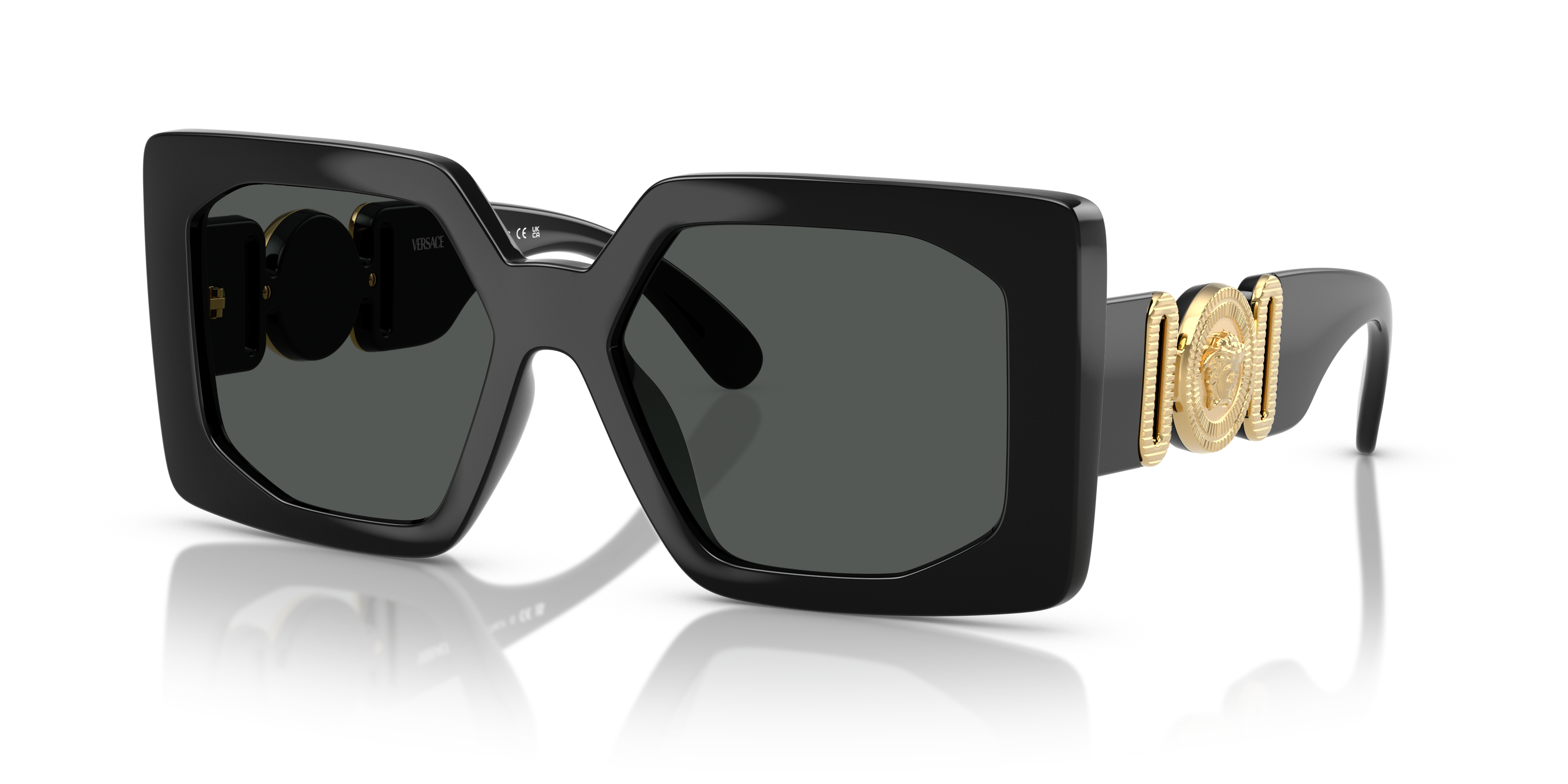Versace VE4478U (55 - 17) with Grey lenses and Black frame
