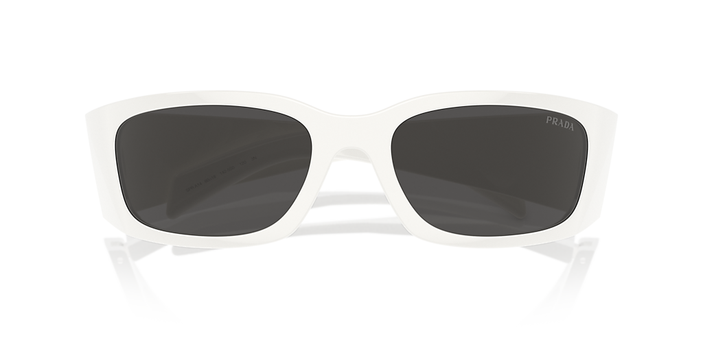 Prada PR A14S L (60 - 18) with Grey lenses and White frame