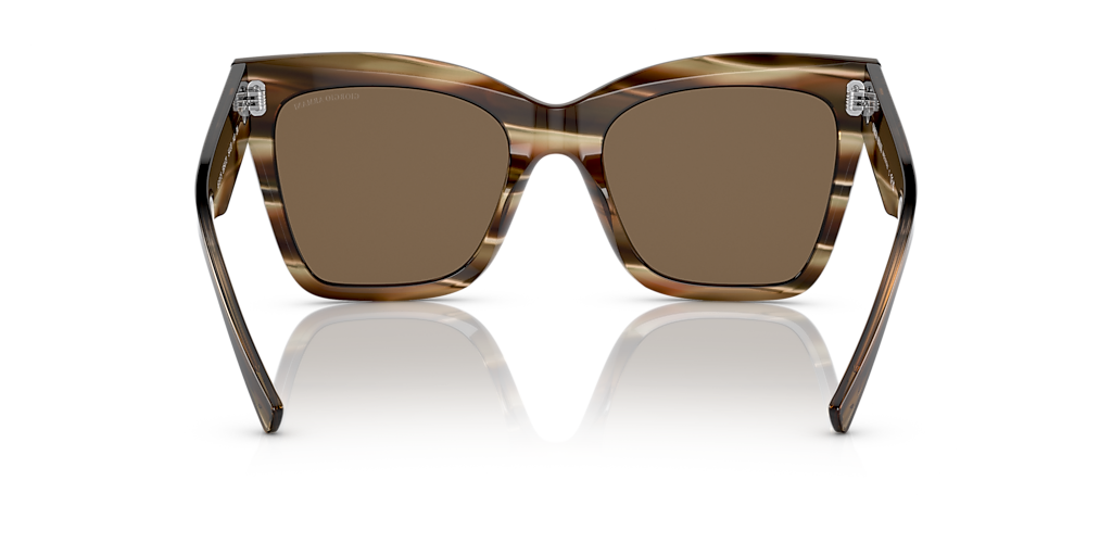 Giorgio Armani レオパード フリースベスト 46 Giorgio Armani AR6150 L (53 - 20) with Green lenses and Black