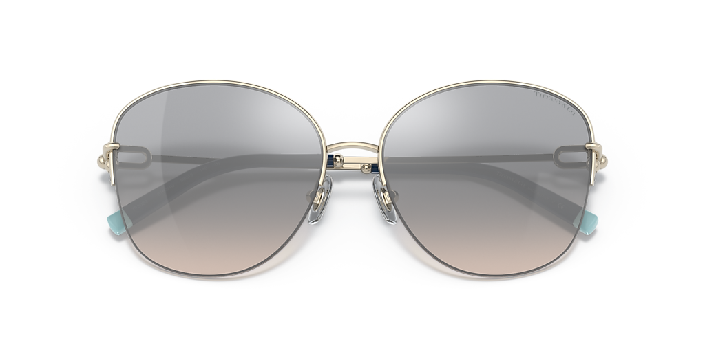 Tiffany & Co. TF3082 L (58 - 16) with Blue lenses and Gold