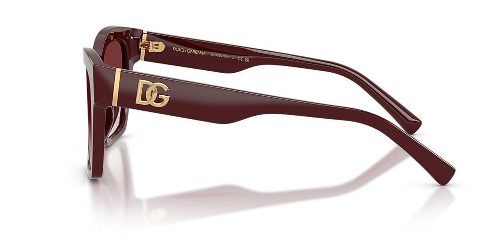 DOLCE&GABBANA DG4512 Bordeaux - Women Luxury Sunglasses, Clear Gradient Dark Brandy Lens