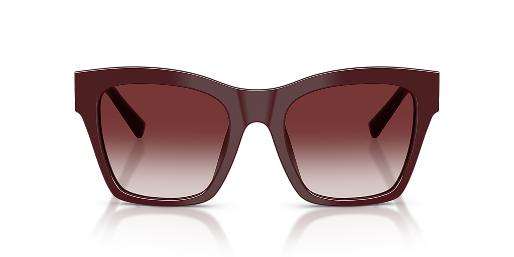 DOLCE&GABBANA DG4512 Bordeaux - Women Luxury Sunglasses, Clear Gradient Dark Brandy Lens