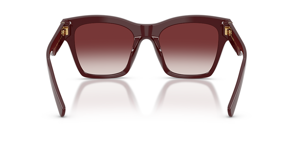 DOLCE&GABBANA DG4512 Bordeaux - Women Luxury Sunglasses, Clear Gradient Dark Brandy Lens