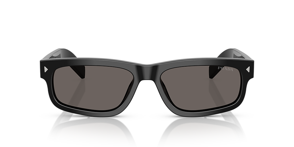 PRADA PR B11SF Black - Men Luxury Sunglasses, Dark Grey Lens