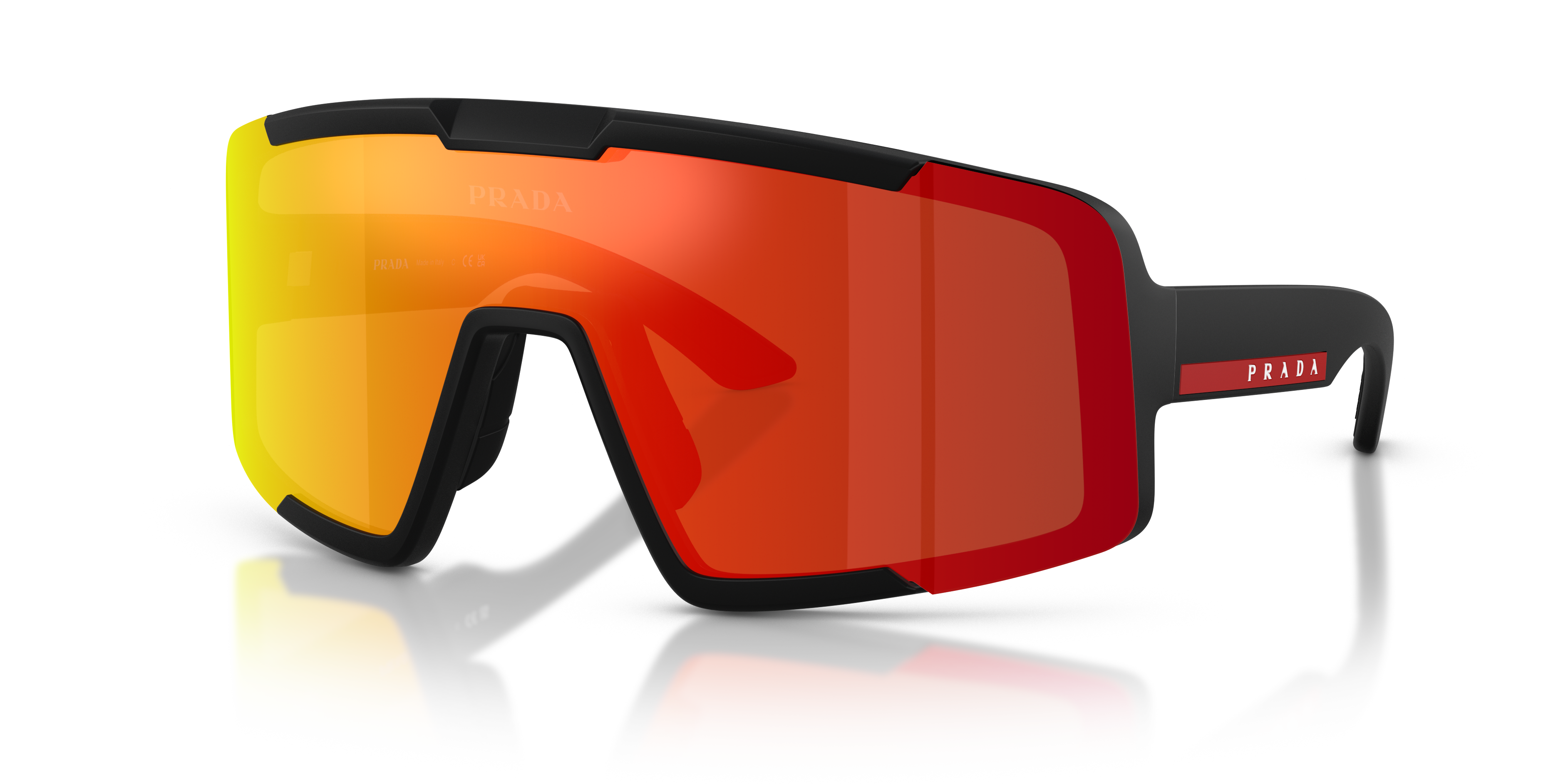 Prada Linea Rossa PS B07S L (0 - 144) with Blue lenses and Black