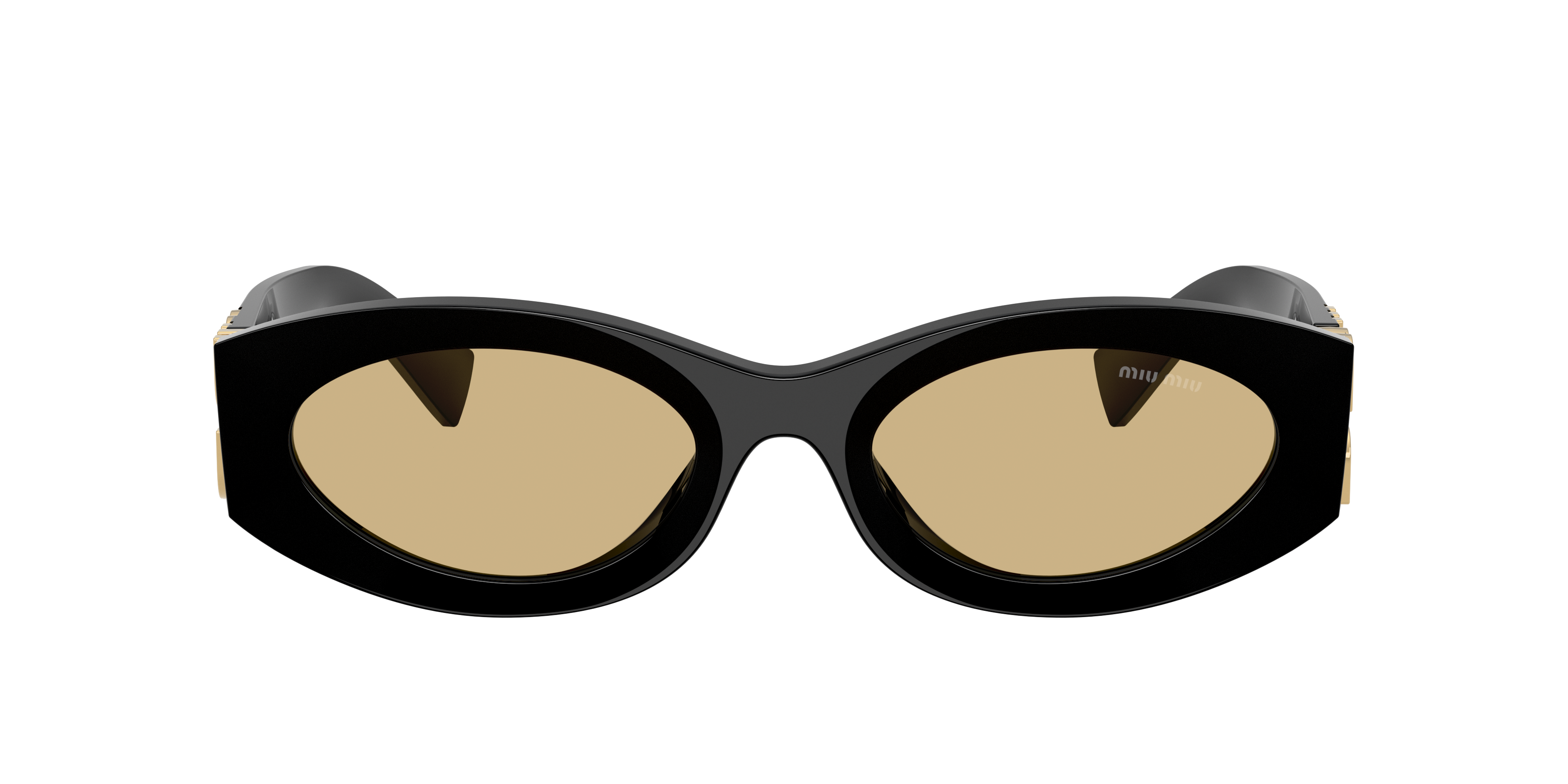 Miu Miu MU 11WS 0MU 11WS XL (54 - 21) with Yellow lenses and Black