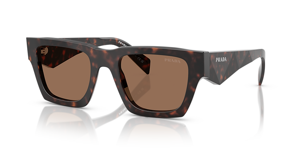 小物 PRADA archive Brown Sunglasses Prada PR A06S M (50 - 21) with Brown lenses and Tortoise