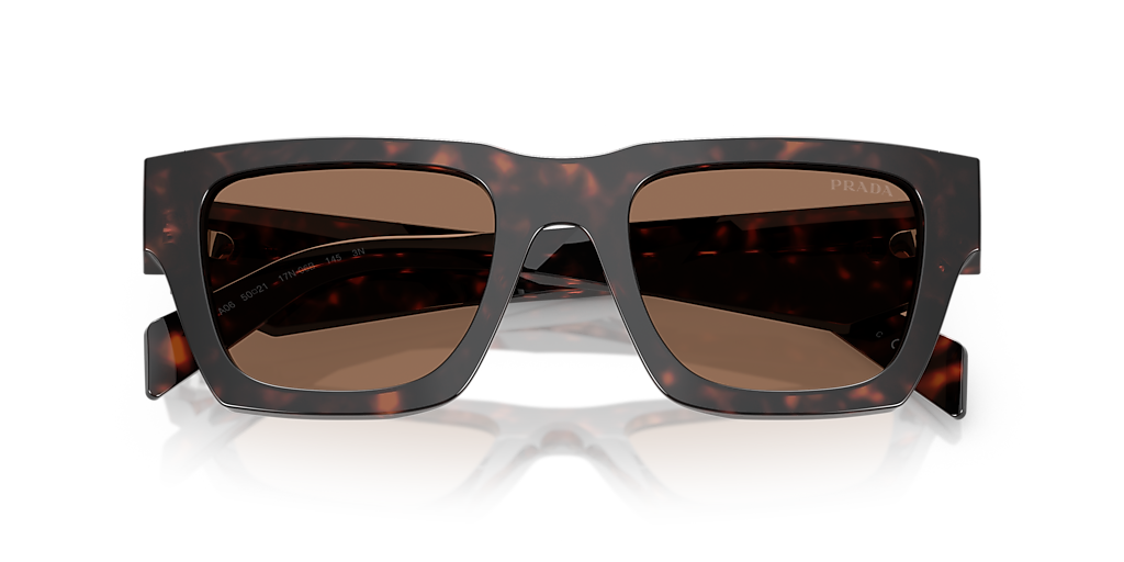 小物 PRADA archive Brown Sunglasses Prada PR A06S M (50 - 21) with Brown lenses and Tortoise