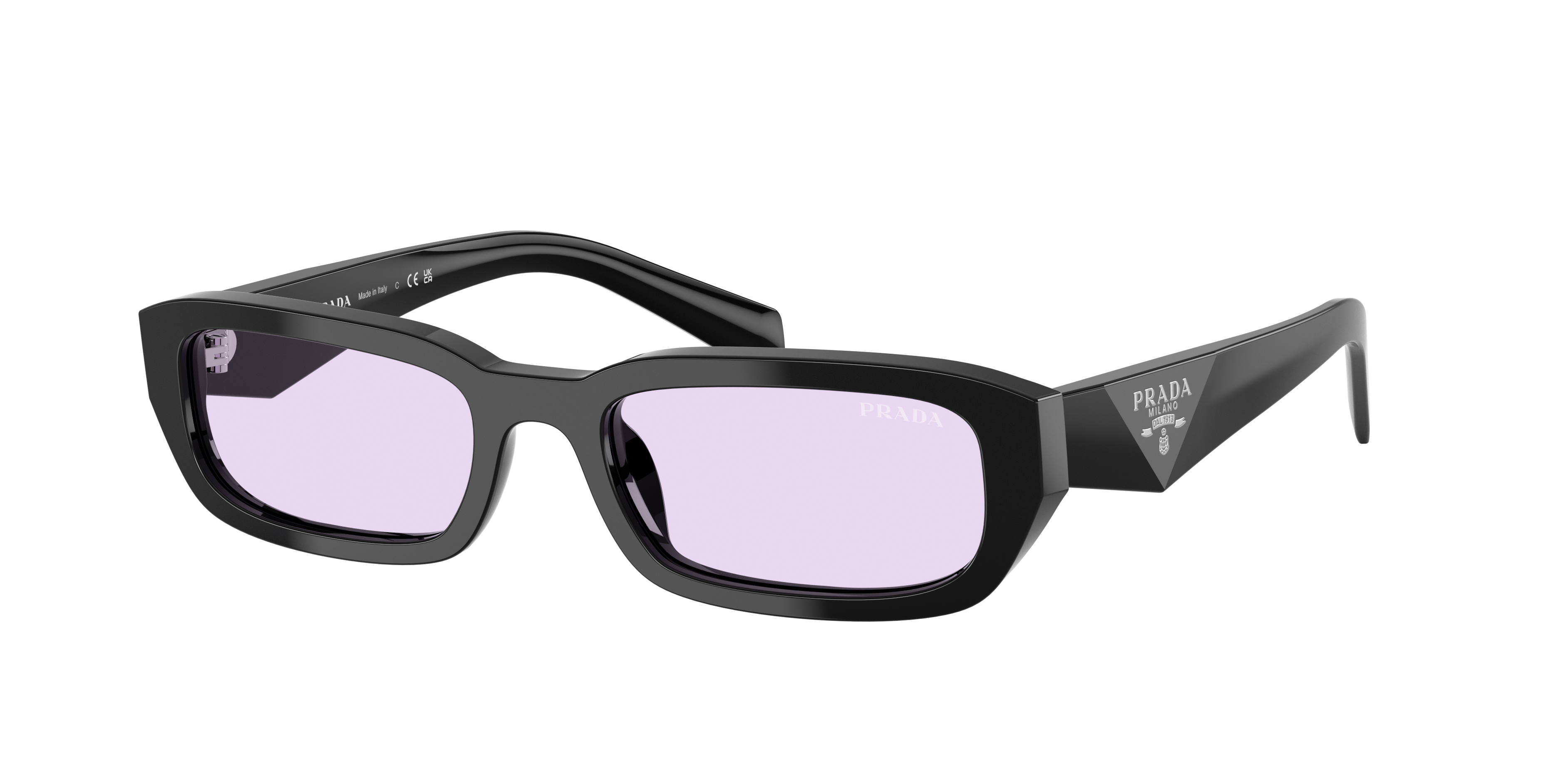 Prada Woman Sunglass PR B06S -  Frame color: Black, Lens color: Violet