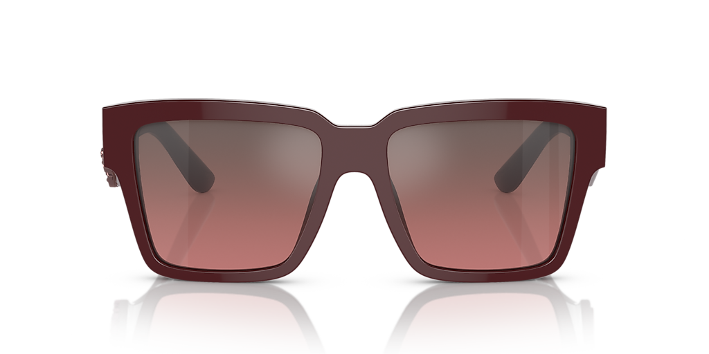 DOLCE&GABBANA DG4436 Bordeuax - Women Luxury Sunglasses, Pink Mirror Silver Gradient Lens