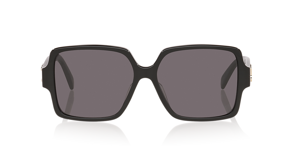 Celine Triomphe CL40316U L (60 - 15) with Grey lenses and Black