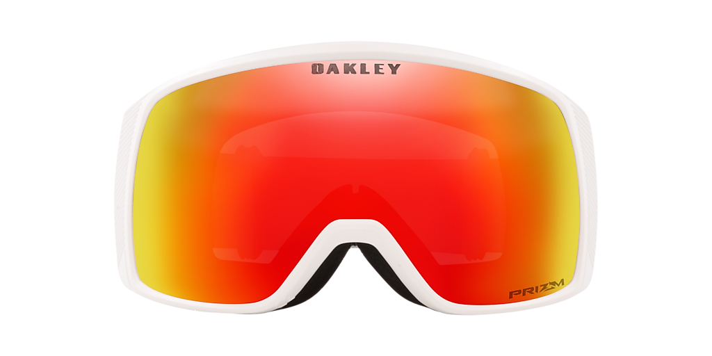 OAKLEY OO7106 Flight Tracker S Snow Goggles Matte White - Men Sunglasses, Prizm Snow Torch Iridium Lens