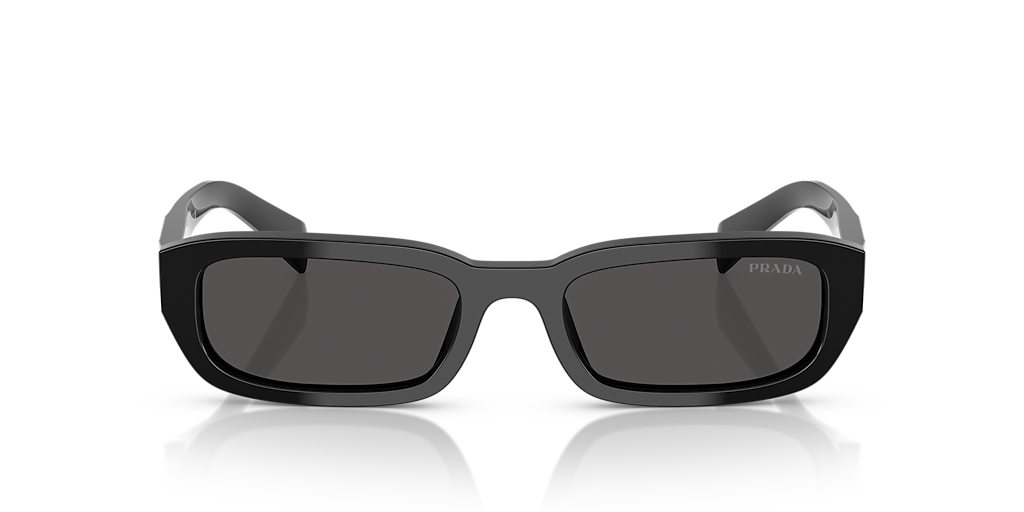 PRADA PR B06S Black - Women Luxury Sunglasses, Dark Grey Lens