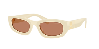 Miu Miu MU 06ZS S (50 - 20) with Brown lenses and Pink frame