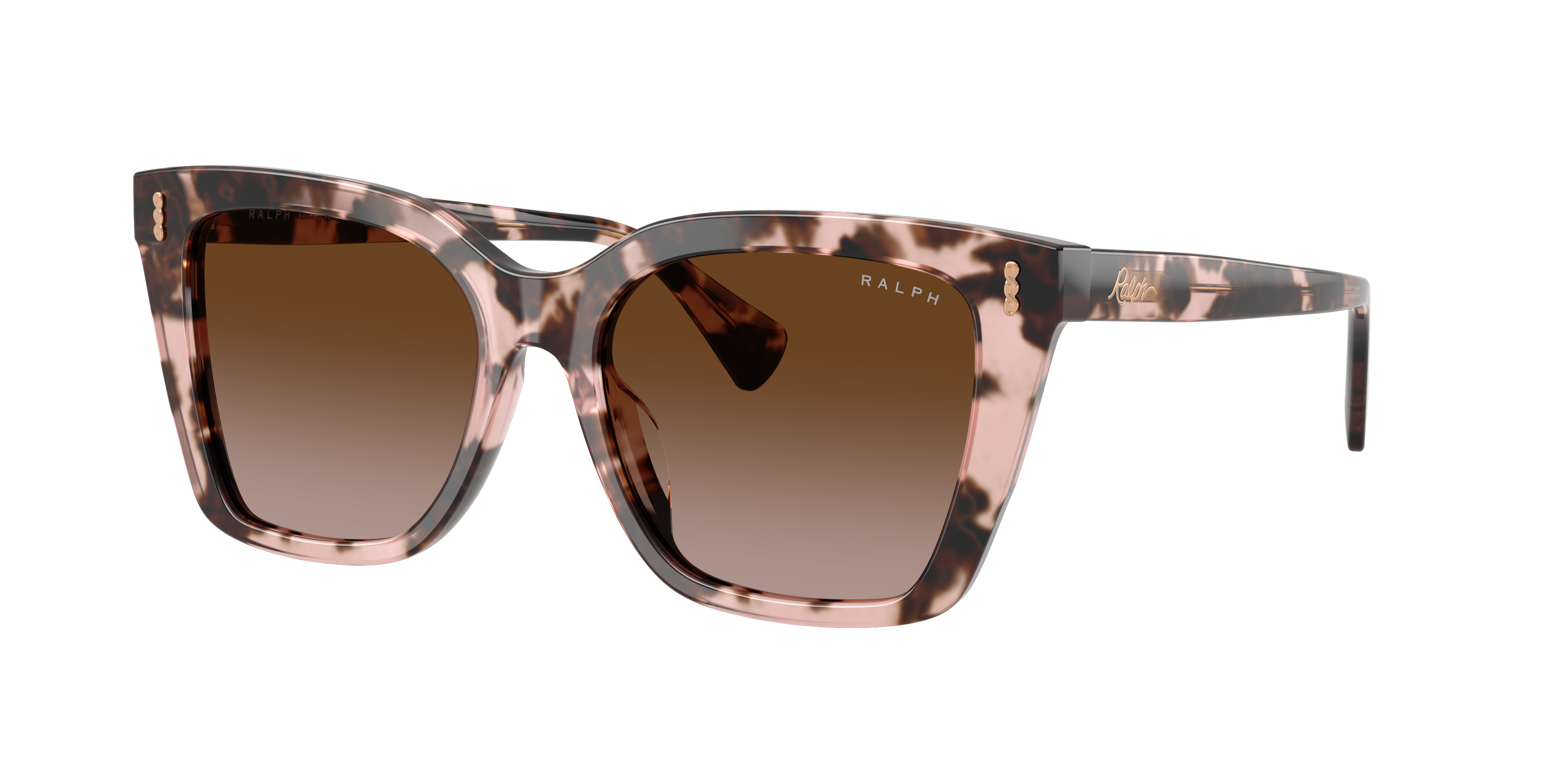 Ralph Woman Sunglass RA5349U -  Frame color: Pink Havana, Lens color: Gradient Brown