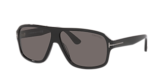 Tom Ford FT0777-N L (56 - 17) with Grey lenses and Black frame