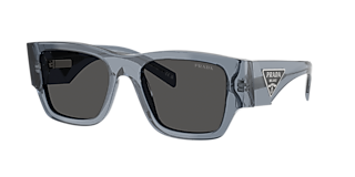 Prada PR 69ZS XXL (0 - 137) with Grey lenses and Black frame