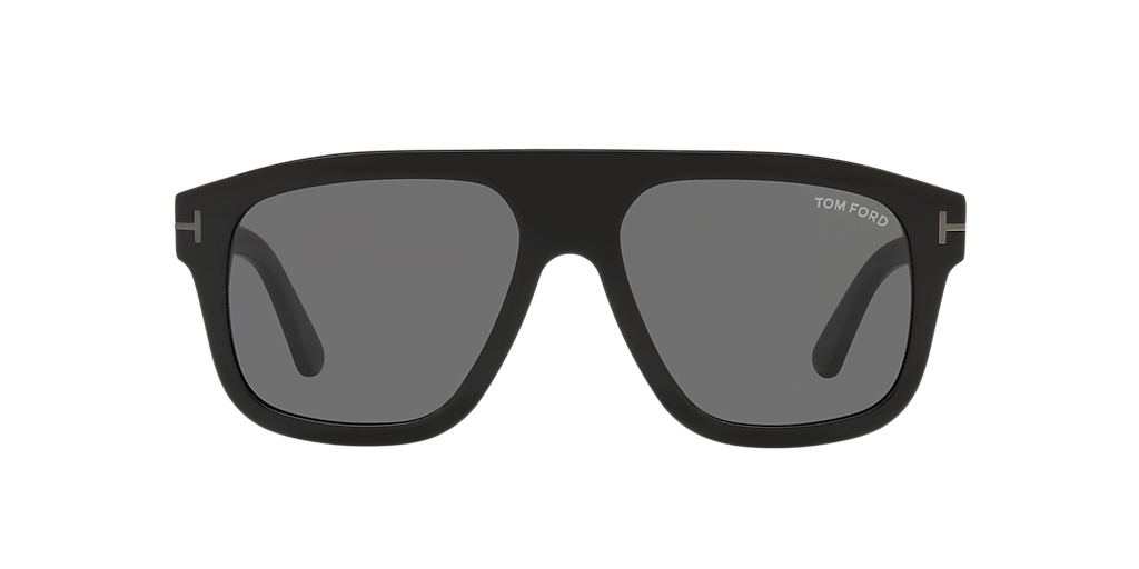 TOM FORD FT0777-N Shiny Black - Men Luxury Sunglasses, Grey Lens